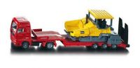 MAN TG-A Tieflader LKW mit Vögele Asphaltfertiger Super 1900 (1:87)