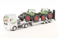 MAN TG-A Tieflader LKW mit Zwei Fendt 924 Traktoren (1:87)